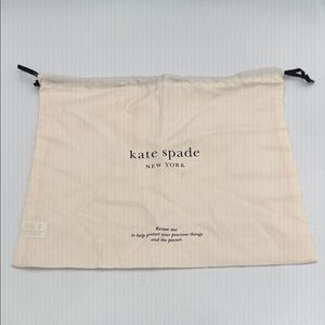 Kate Spade Cream Drawstring Dust Bag